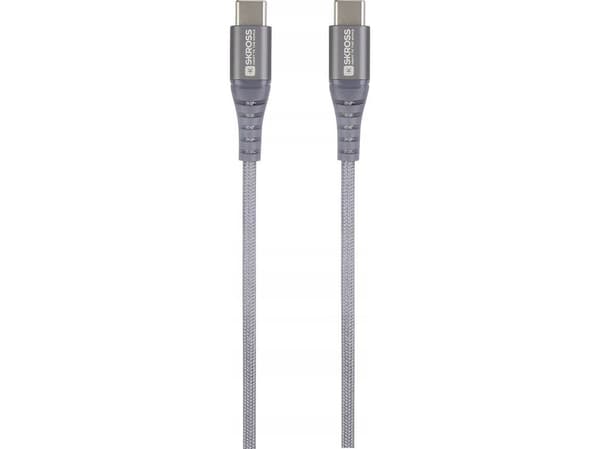 USB-kabel Skross USB-C til USB-C 1,2 m grå (SKCA0017C-C120CN)