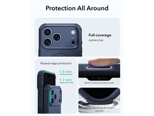Esr Cyber Tough Magsafe iPhone 17 Pro Max / 18 Pro Max niebieski