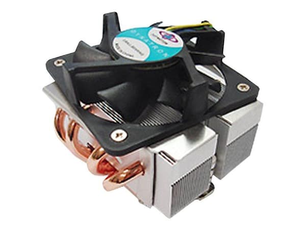 Inter-Tech Q-3 - Prosessorkjøler - (for: LGA1567) - aluminium og kobber - 77 mm - 2U