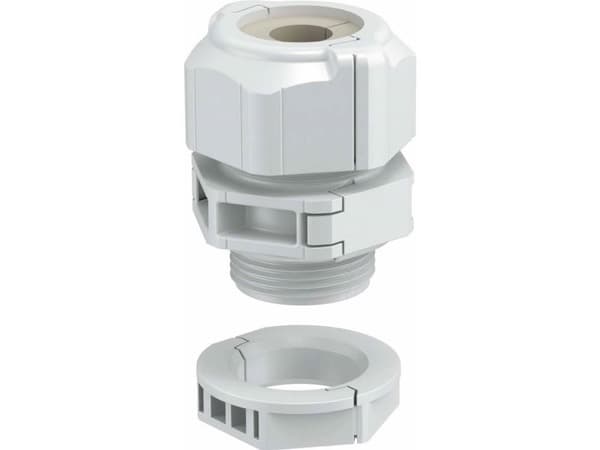 OBO Bettermann 2024912 kabelgenomföring 1,5 mm plast ljusgrå, 5 st