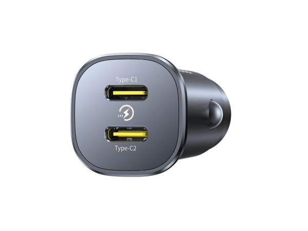 Baseus GoTrip 2x USB-C bil-lader 3,5 A (6932172687243)