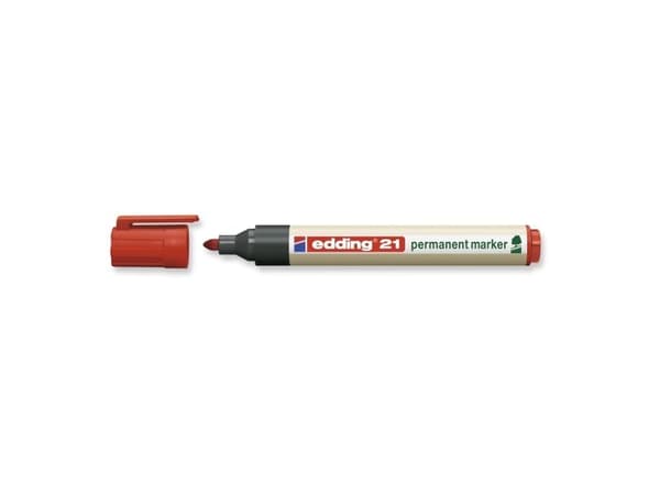 Permanent markeringspenna edding EcoLine 21, röd