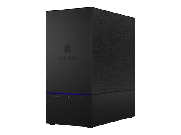 ICY BOX IB-RD3621-C31 - Hårddiskarray - 2 fack (SATA-600) - USB 3.1 Gen 2 (extern)