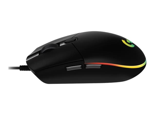 Logitech Gaming Mouse G203 LIGHTSYNC - Mus - optisk - 6 knapper - kablet - USB - svart