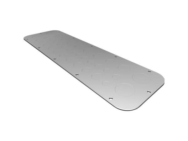 Rittal metallflensplate AX metr. Forpreget størrelse 4 534x149mm