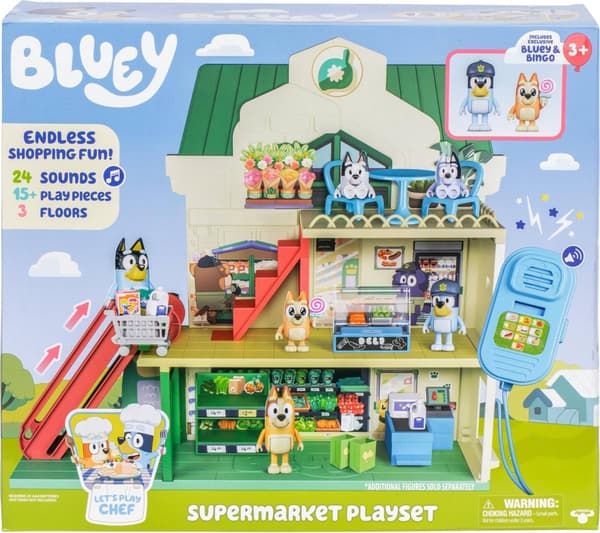 BLUEY supermarked lekesett