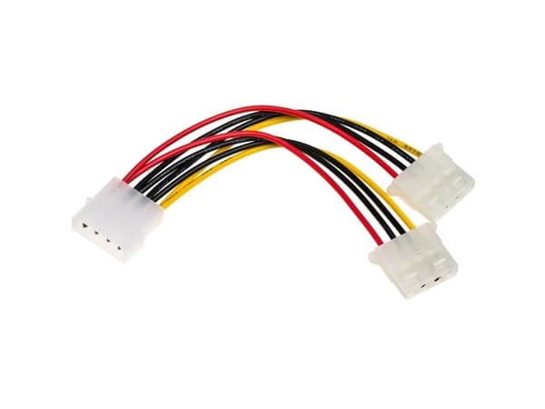 Akyga Molex - Molex x2, 0,15m, monivärinen (AK-CA-15)