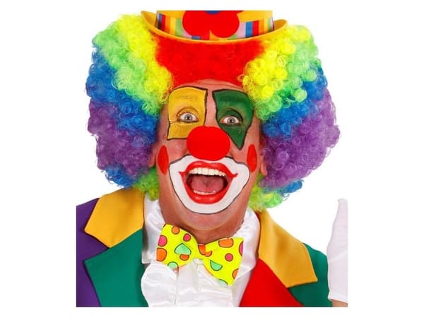 Stor gul clownfjäril med prickar