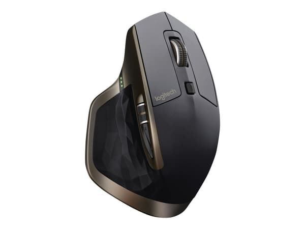 Logitech MX Master Wireless Mouse, Oikeakätinen, Laser, RF Wireless + Bluetooth, 1000 DPI, Musta, Pronssi