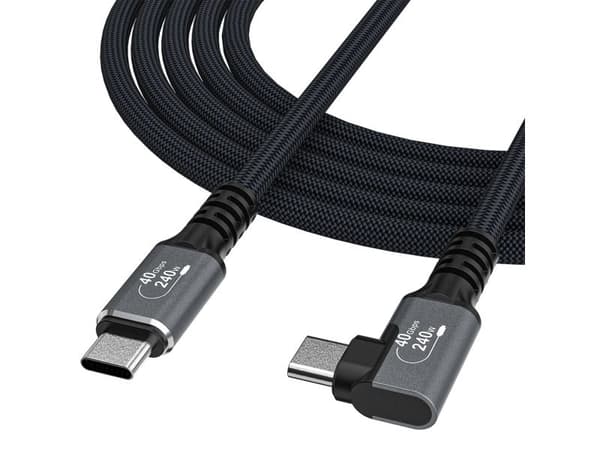 USB-C til USB-C-kabel Wozinsky 2 m svart (5907769376702)
