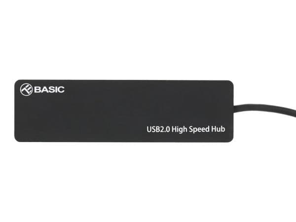 Tellur Basic USB-hub, 4 porter, USB 2.0 svart