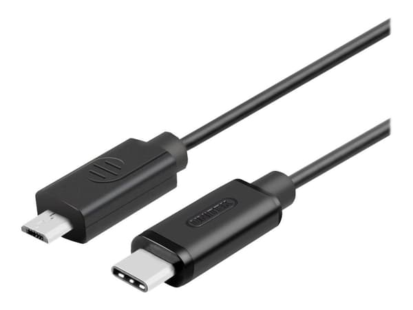 Unitek Y-C473BK - USB-kaapeli - USB-C (han) til Micro-USB Type B (han) - USB 2.0 - 1 m - lajiteltu