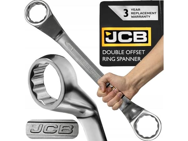 JCB ringnyckel 45° vinklad offset 41–46 mm