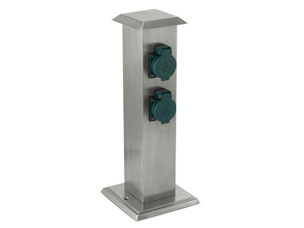 EGLO PARK 4 KOLONN MED 4 SCHUKO UTTAG RS
