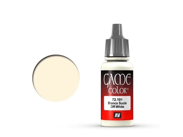 Vallejo 72.101, Vit, Akrylfärg, Vätska, 17 ml, 1 styck