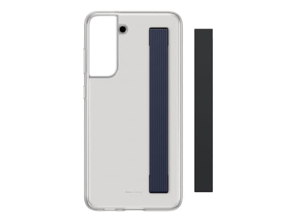 SAMSUNG S21 FE Clear Strap Cover Dark Grey