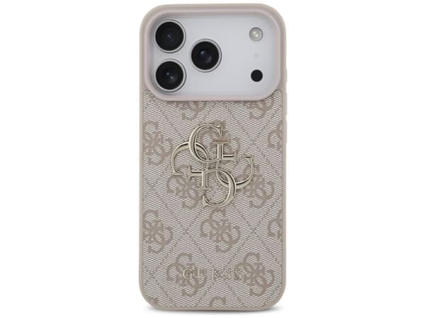 Guess 4G Big Logo-deksel til iPhone 17 Pro - rosa