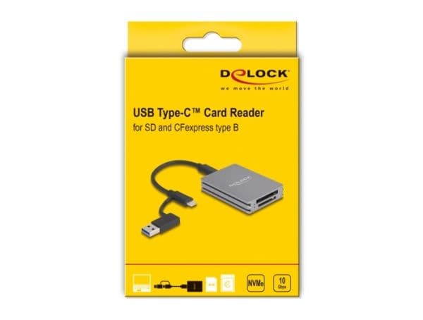 Delock - Kortinlukija - USB-C
