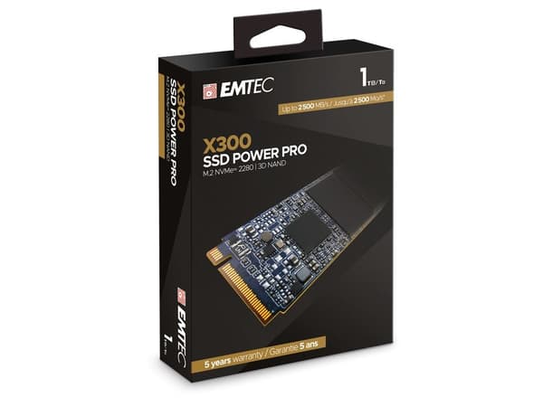 Emtec X300, 1 TB, M.2, 2500 MB/s