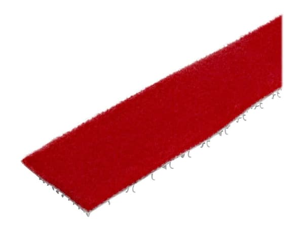 StarTech.com 25ft Hook and Loop Roll, Cut-to-Size Reusable Cable Ties, Bulk Industrial Wire Fastener Tape / Adjustable Fabric Wraps Red / Resuable ...