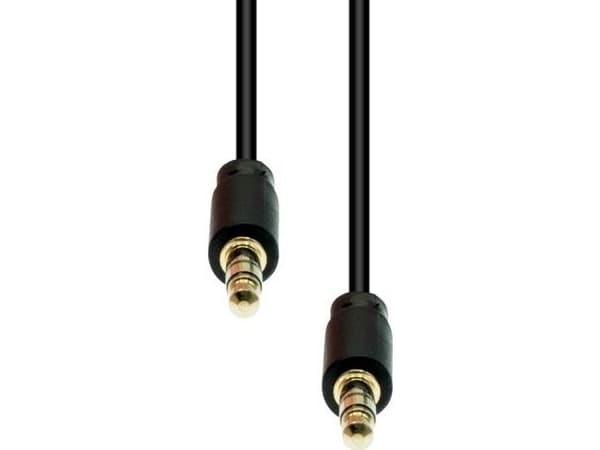 ProXtend-kabel 3,5 mm jack hane 0,5 m svart (M3S-005)