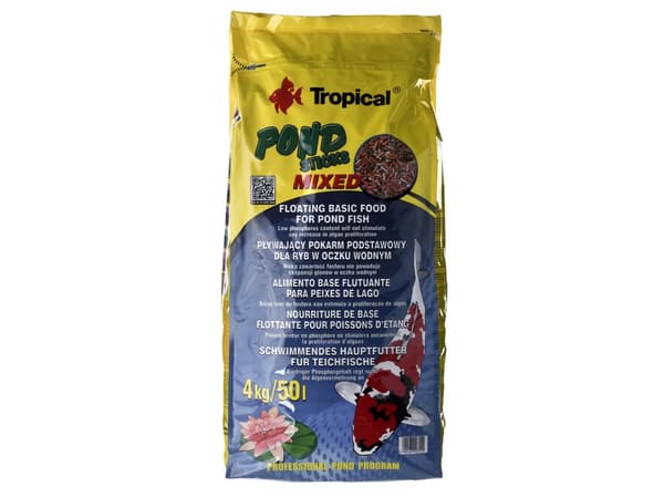 Tropical POND STICKS MIXED 4KG WOREK (41630)