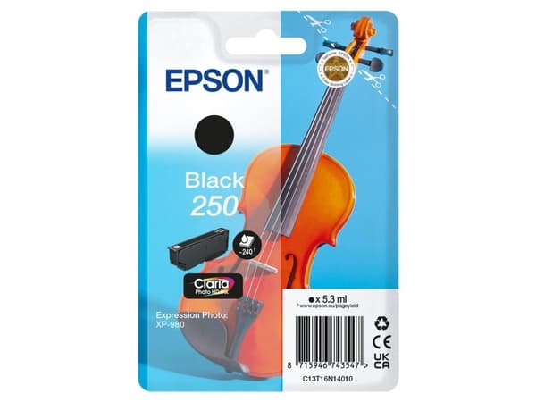 EPSON mustemuste musta 5.3ml XP 980, ''25''