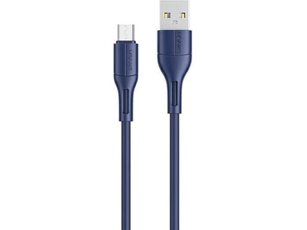 USAMS USB-A til microUSB-kabel 1 m blå (SJ502USB03)