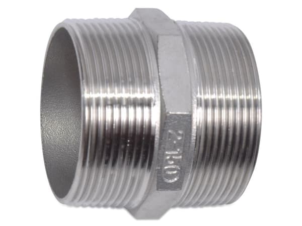 Brystnippel 3/4 rustfri AISI 316