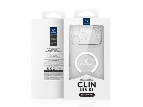 Dux Ducis Clin Mag Case for iPhone 17 Pro Max Compatible with MagSafe - Transparent
