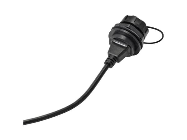 Conrad TC-9554652, 0,5 m, 2 x USB A, 2 x USB A, USB 2.0, Sort