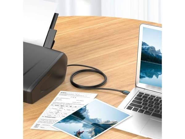 Vention USB Cable USB 2.0 A to B Vention COQBF Cable 1m (Black)
