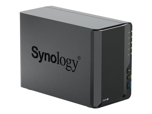 Synology Disk Station DS224+ - NAS-server - RAID 0, 1, JBOD - RAM 2 GB - Gigabit Ethernet - iSCSI support