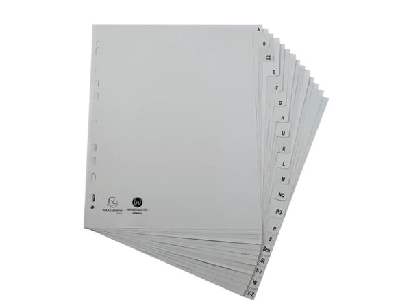 Exacompta 1920B, Grå, Polypropylen (PP), A4, 245 mm, 297 mm, 170 g
