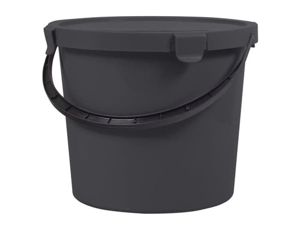 Berry_Bucket bøtte i plast Team, 10 l, grå