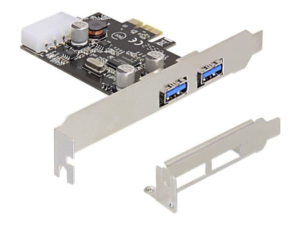Delock - USB-sovitin - PCIe - USB 3.2 Gen 1 x 2 - USB 3.2 Gen 1 x 2