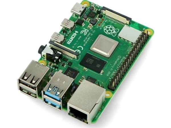 Raspberry Pi 4B WiFi 4GB RAM-sett med tilbehør - etui med to vifter