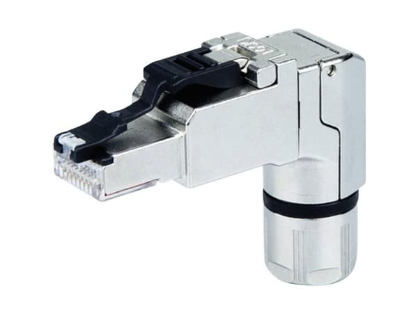 Telegärtner J00026A4004, RJ45, Sort, Rustfritt stål