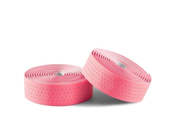 RockBros styreinnpakning i silikon, perforert - rosa