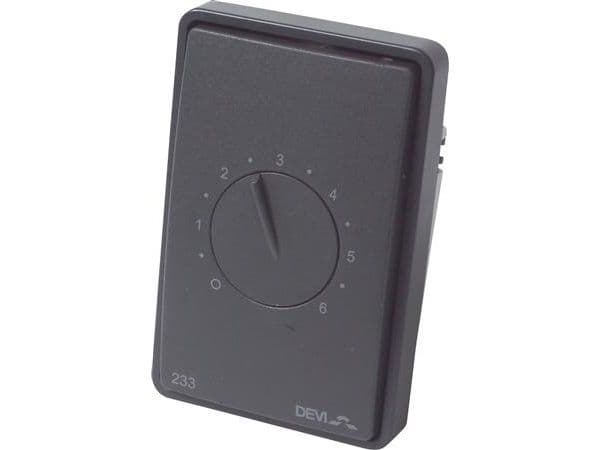 DEVIreg 233 front koks m. drejeknap 1 stk
