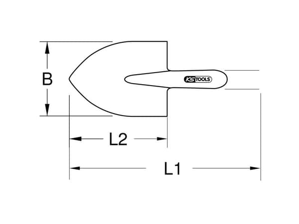 KS Tools 9639632 hoppskyffel