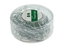 Pappersklämmor - 32 mm - silver - förpackning med 100 st