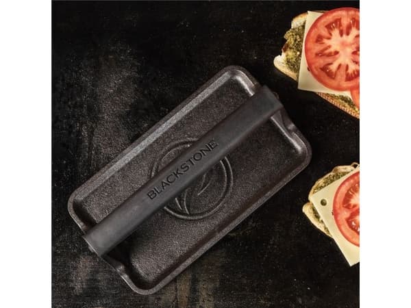 Blackstone 5553EU, Burgerpresse, Sort, Grill, Støpejern, Plast, Rektangulær