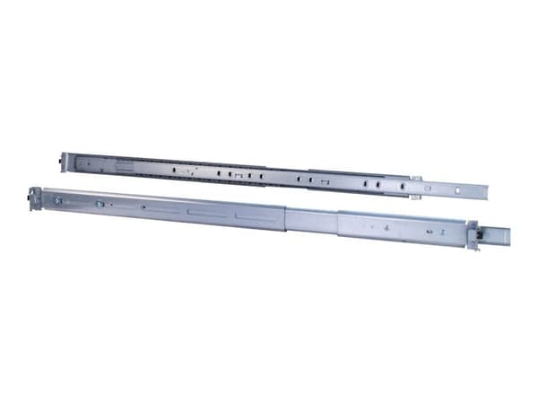 Inter-Tech - Teleskopskyvere for rack - grå - 1U - 19"