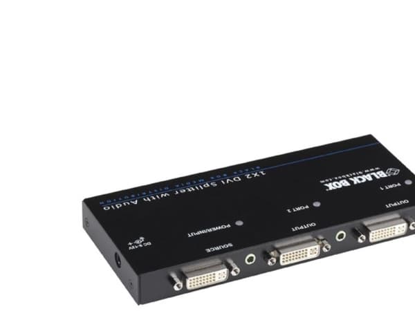 Black Box - Video/lyd-splitter - 2 x DVI - stasjonær