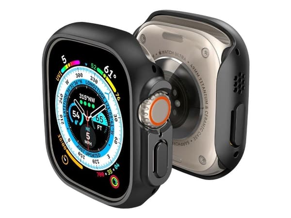 Spigen Thin Fit - Stötsskydd för smartwatch - polykarbonat - svart