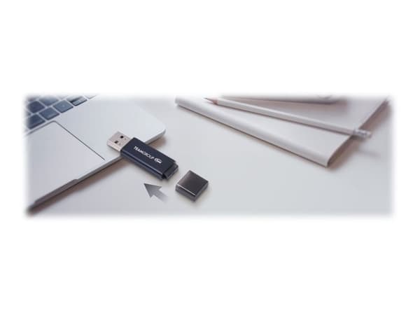 Team C211 - USB flash-enhet - 32 GB - USB 3.2 Gen 1 - blå, grå