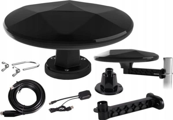 Mistral DVB-T2 antenne MI-ANT07 UFO - sort
