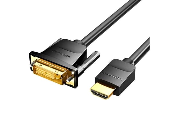 HDMI til DVI-kabel 5 m svart ABFBJ Vention