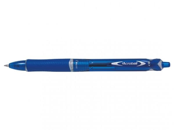 Kuglepen, Pilot Acroball, 0,7 mm, fine, blå, pakke a 10 stk
